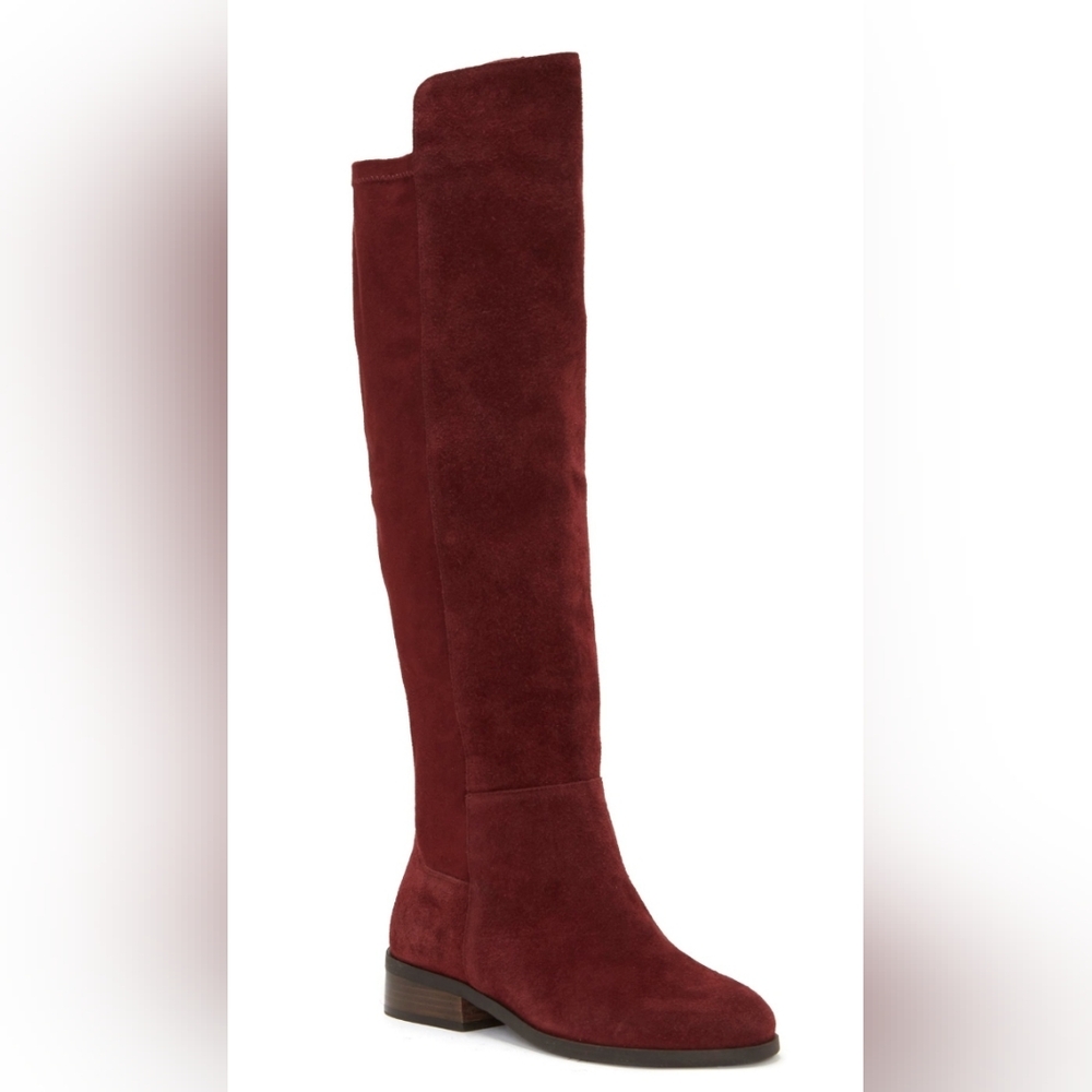 Lucky Brand Calypso Oiled Suede Riding Boots Andorra NEW